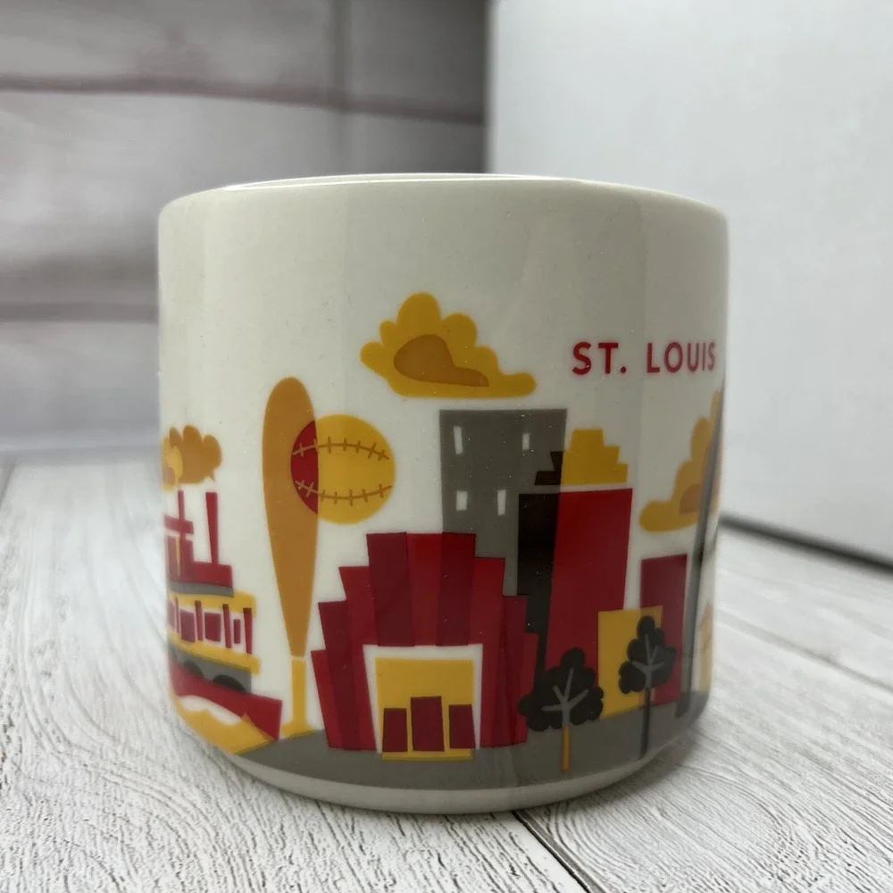 STARBUCKS St Louis Missouri 14oz Coffee Mug Cup You Are Here Series‎